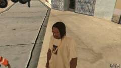 Pelo largo y negro para GTA San Andreas