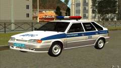VAZ 2114 policía DPS para GTA San Andreas