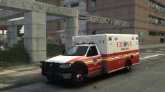 Ford F-350 Ambulance FDNY para GTA 4