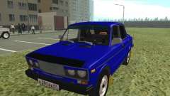 VAZ 2106 azul para GTA San Andreas