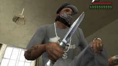 El cuchillo de Nº 3 de la acosadora para GTA San Andreas
