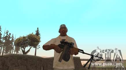 La portátil ametralladora Kalashnikov para GTA San Andreas