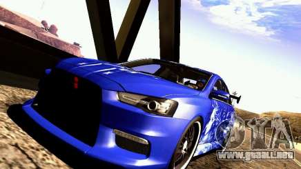 Mitsubishi Lancer EVO X Juiced2 HIN para GTA San Andreas