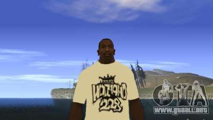 Camiseta NoGGano228 y AK 47 para GTA San Andreas