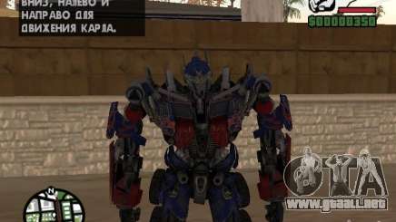 Optimus Prime para GTA San Andreas