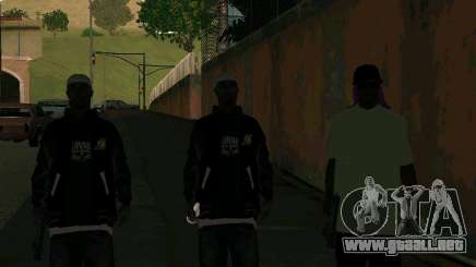 Nuevo Ballas East side Purpz para GTA San Andreas