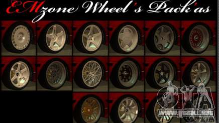 Wheels Pack by EMZone para GTA San Andreas