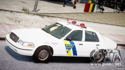 Ford Crown Victoria New Jersey State Police para GTA 4