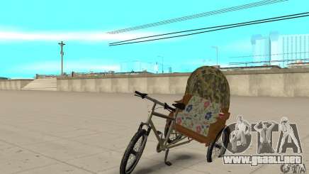Manual Rickshaw v2 Skin2 para GTA San Andreas