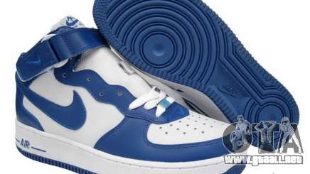 Blue Nike Air Force para GTA San Andreas