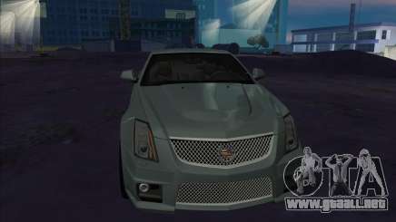 Cadillac CTS-V de plata para GTA San Andreas
