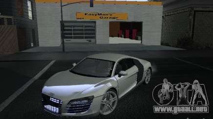 Audi R8 blanco para GTA San Andreas