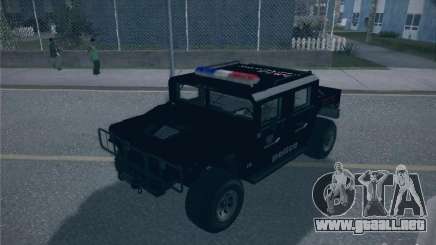 Hummer H1 1986 Police para GTA San Andreas