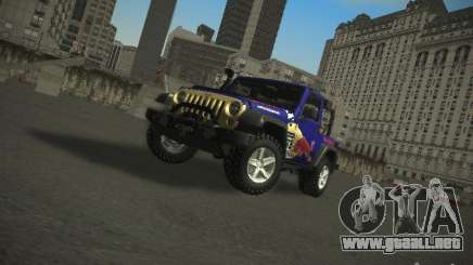 Jeep Wrangler Red Bull 2012 para GTA San Andreas