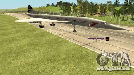 Concorde [FINAL VERSION] para GTA San Andreas
