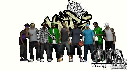 Skins Pack By AnRi para GTA San Andreas