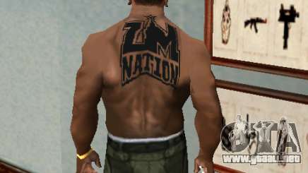 tatuaje nación ZM para GTA San Andreas