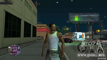 GTA IV HUD para una pantalla ancha (16:9) para GTA San Andreas