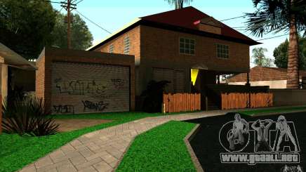 Nuevo hogar en Grove Street CJ para GTA San Andreas