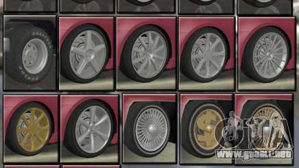 SA HQ Wheels para GTA San Andreas