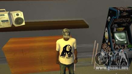 Camiseta de Bob Marley para GTA San Andreas