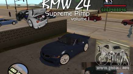 BMW Z4 Supreme Pimp TUNING volume I para GTA San Andreas