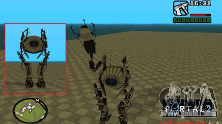 Robot de Portal 2 # 1 para GTA San Andreas