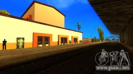 Una bulliciosa estación de tren en Los Santos para GTA San Andreas