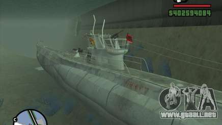 U99 German Submarine para GTA San Andreas