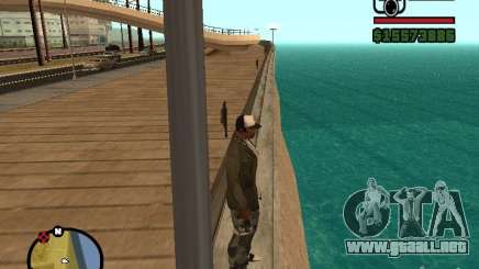 El agua de forma predeterminada para GTA San Andreas