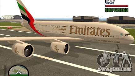 Boeing Emirates Airlines para GTA San Andreas