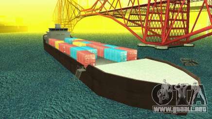 Drivable Cargoship para GTA San Andreas