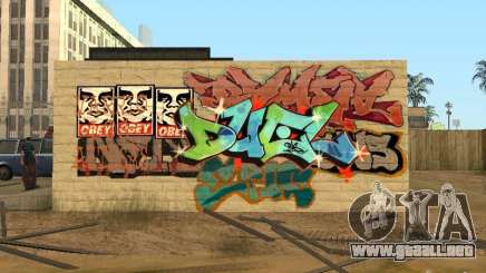 Los Santos ciudad graffiti leyendas v1 para GTA San Andreas