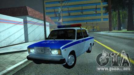 VAZ 2107 policía para GTA San Andreas