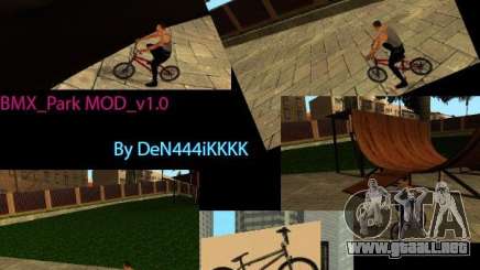 BMX_Park MOD_v 1.0 para GTA San Andreas