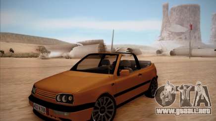 Volkswagen Golf MkIII Cabrio Custom 1995 para GTA San Andreas