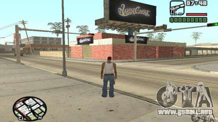 Una tienda de pintura West Coast Customs para GTA San Andreas