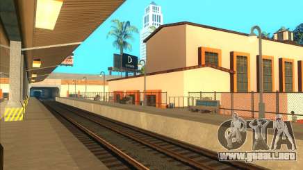 Las plataformas altas en las estaciones de tren para GTA San Andreas