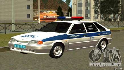 VAZ 2114 policía DPS para GTA San Andreas