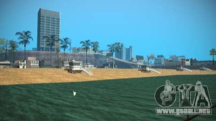 New textures beach of Santa Maria para GTA San Andreas