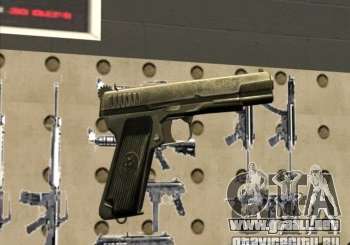 Pistola Tokarev TT para GTA San Andreas