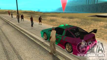 El patrón de diapositivas para GTA San Andreas