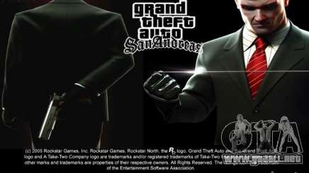 Pantalla de arranque de estilo HITMAN para GTA San Andreas