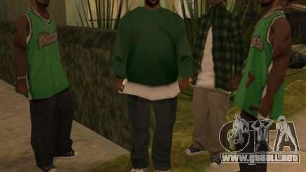 Modelos estándar de Grove Street para GTA San Andreas