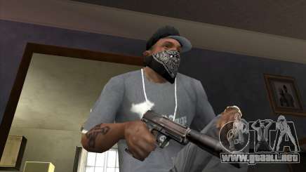 Pistola con silenciador para GTA San Andreas