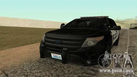 Ford Police Interceptor Utility 2011 para GTA San Andreas