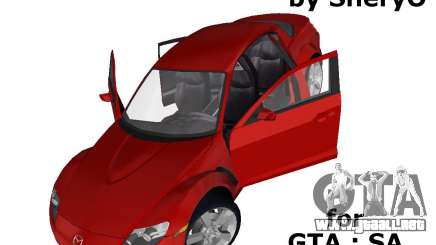 Mazda RX-8 Borgoña para GTA San Andreas