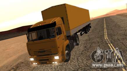 KamAZ 5460 camioneros 2 para GTA San Andreas