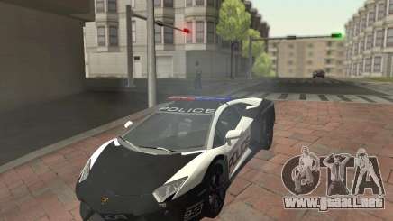 Lamborghini Aventador LP700-4 Police para GTA San Andreas