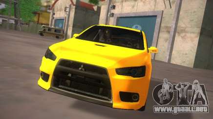 Mitsubishi Lancer Evo X Tunable para GTA San Andreas